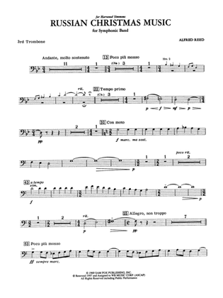 Russian Christmas Music: 3rd Trombone