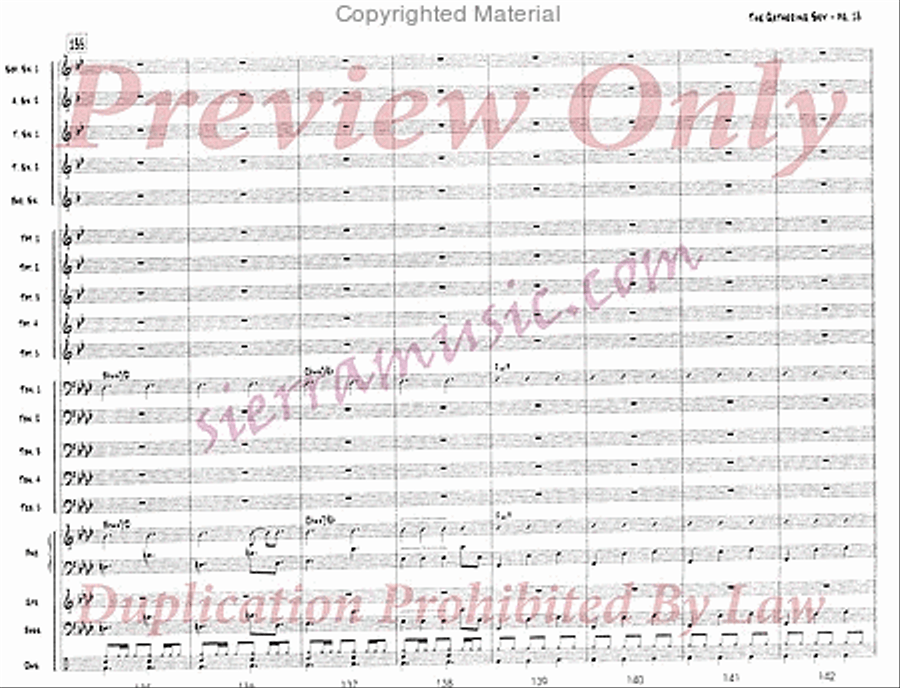 The Gathering Sky Jazz Ensemble scores gallery preview page 19