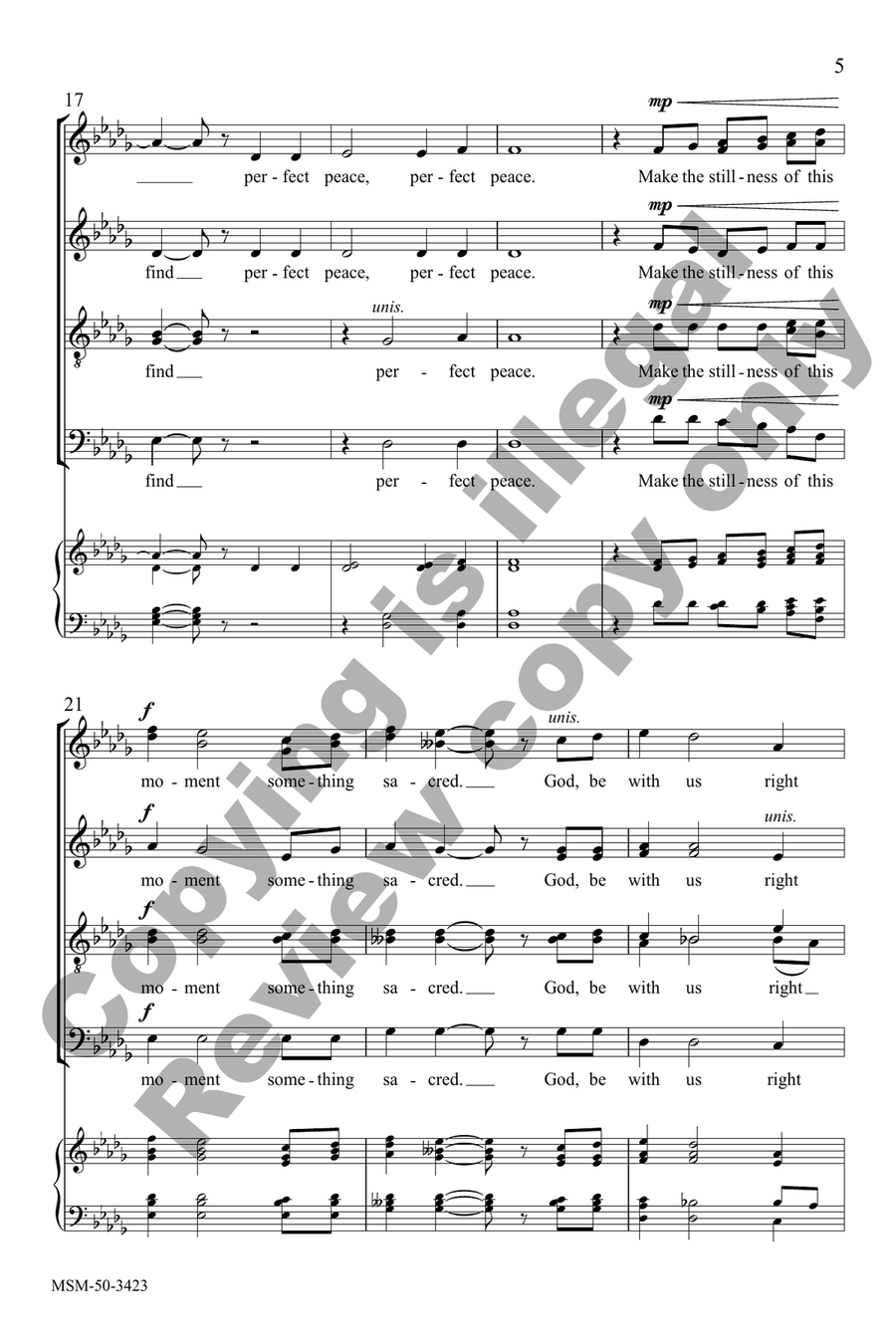 This Our Prayer Divisi scores gallery preview page 4