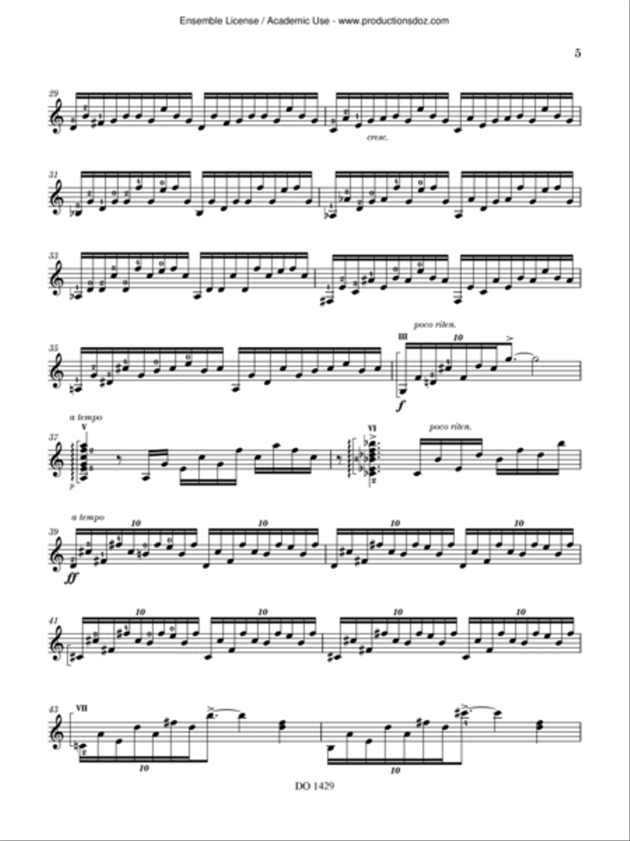Lyrical Etudes, Book 1 Lyrical Etudes, Book 1 Classical Guitar scores gallery preview page 5