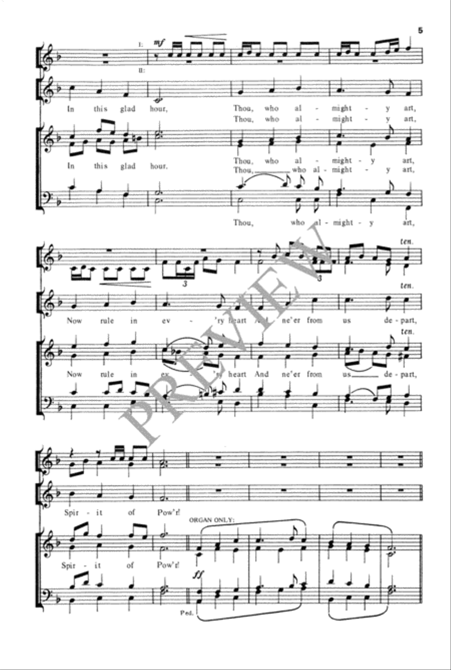 Come, Thou Almighty King Come, Thou Almighty King 4-Part scores gallery preview page 6