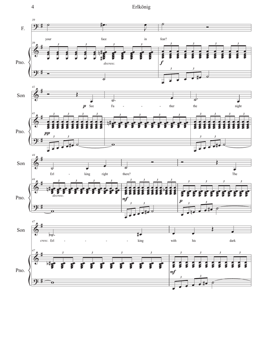 Erlkönig Erlkönig 4-Part scores gallery preview page 4