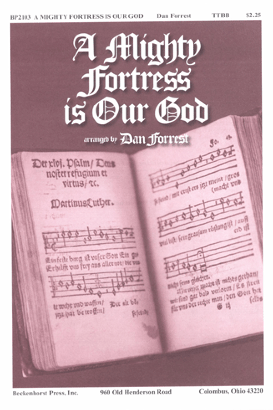 A Mighty Fortress Is Our God - TTBB TTBB scores gallery preview page 1
