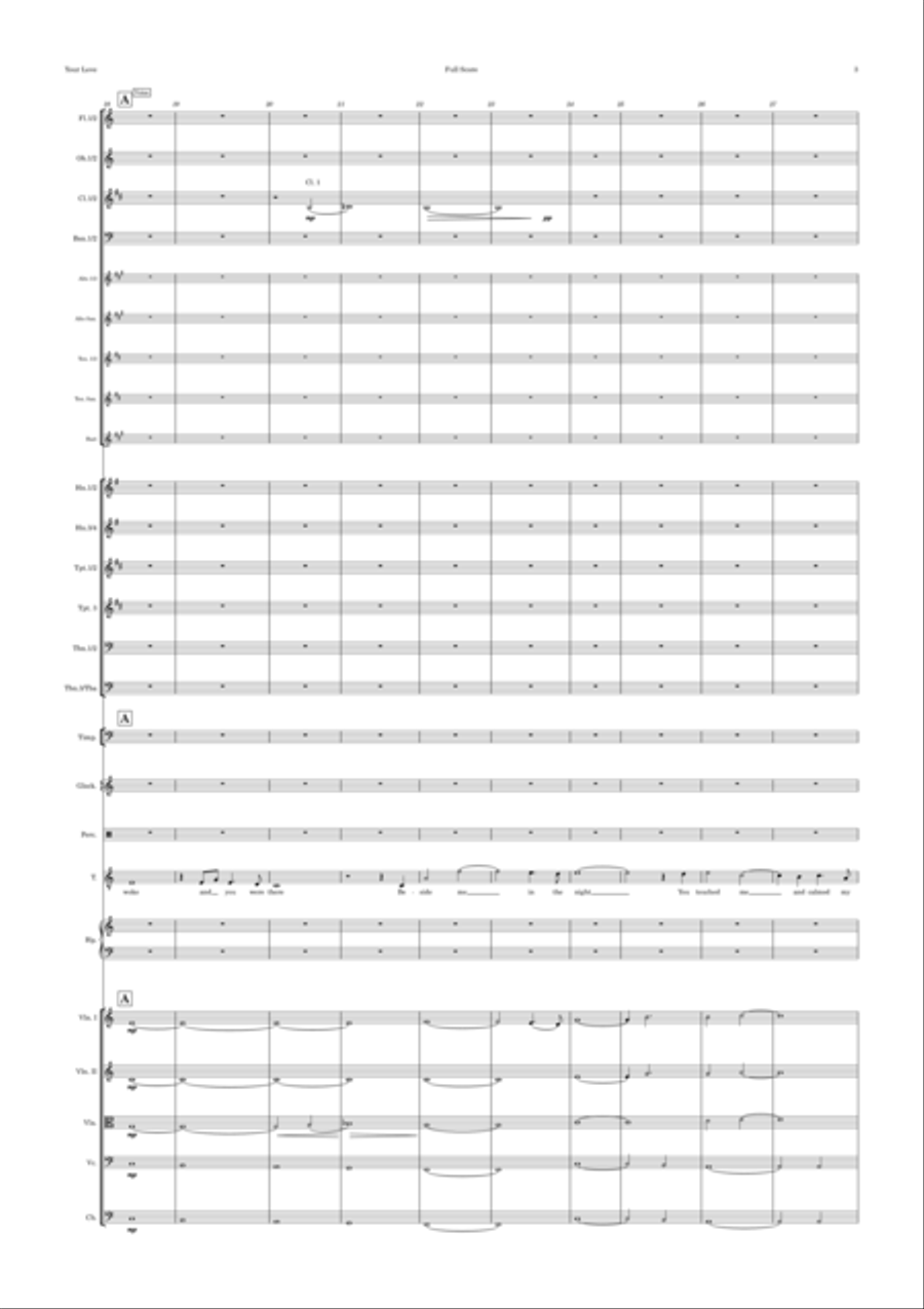 Your Love Your Love Full Orchestra scores gallery preview page 3