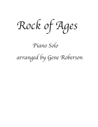 Rock of Ages Piano Solo