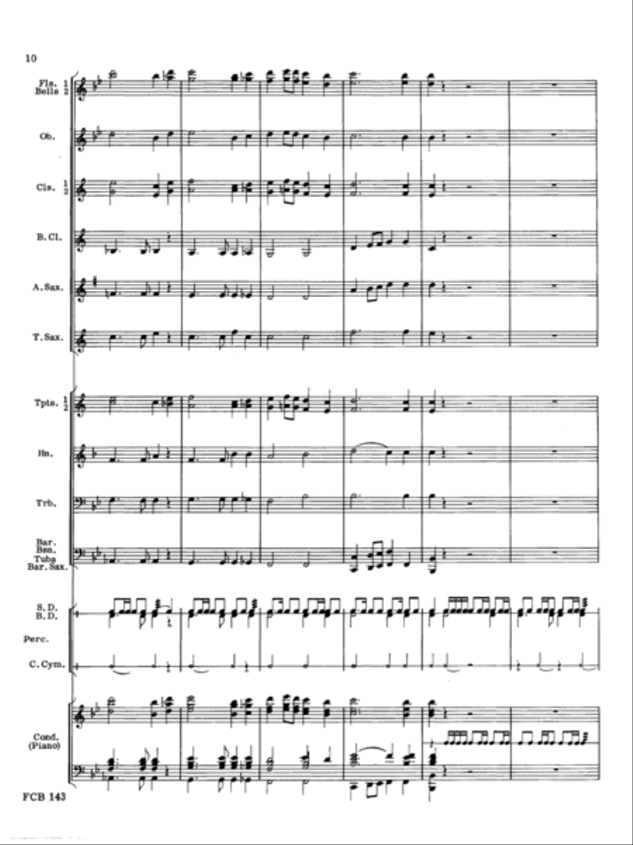 Olympic Spirit Olympic Spirit Concert Band scores gallery preview page 10