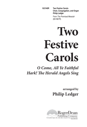 Book cover for Two Festive Carols