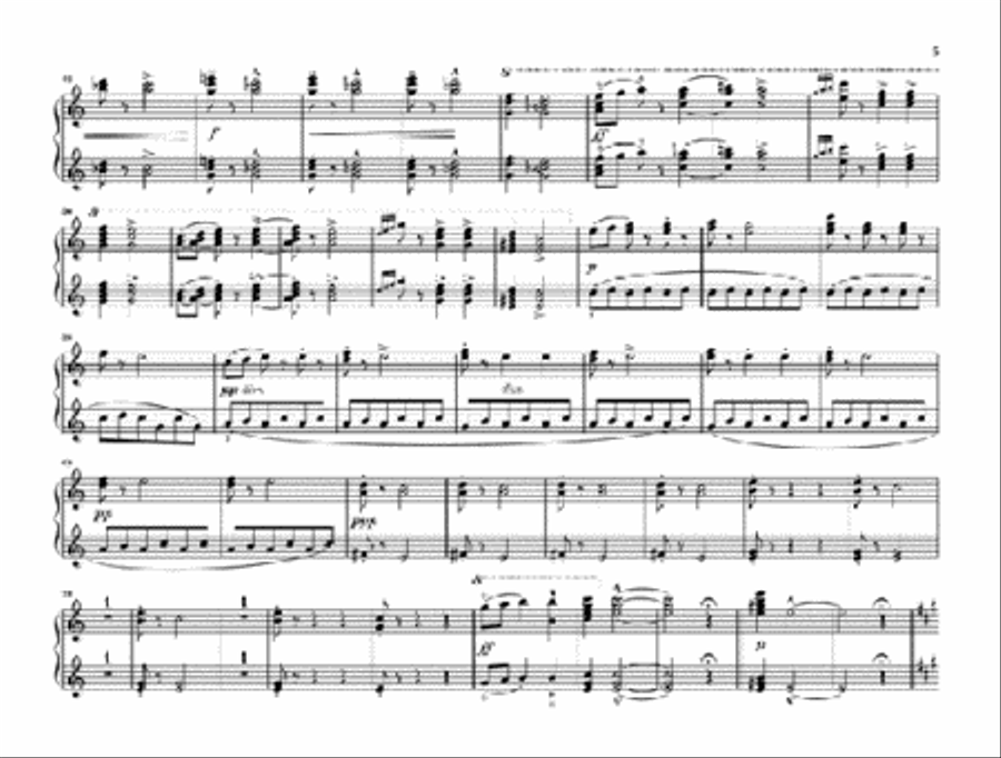 Slavonic Dances Op. 46 Piano Solo scores gallery preview page 3