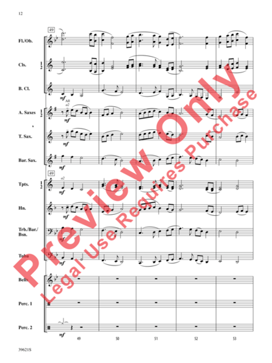 Clowning Around Clowning Around Concert Band scores gallery preview page 13