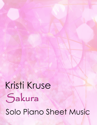 Book cover for Sakura Piano Solo