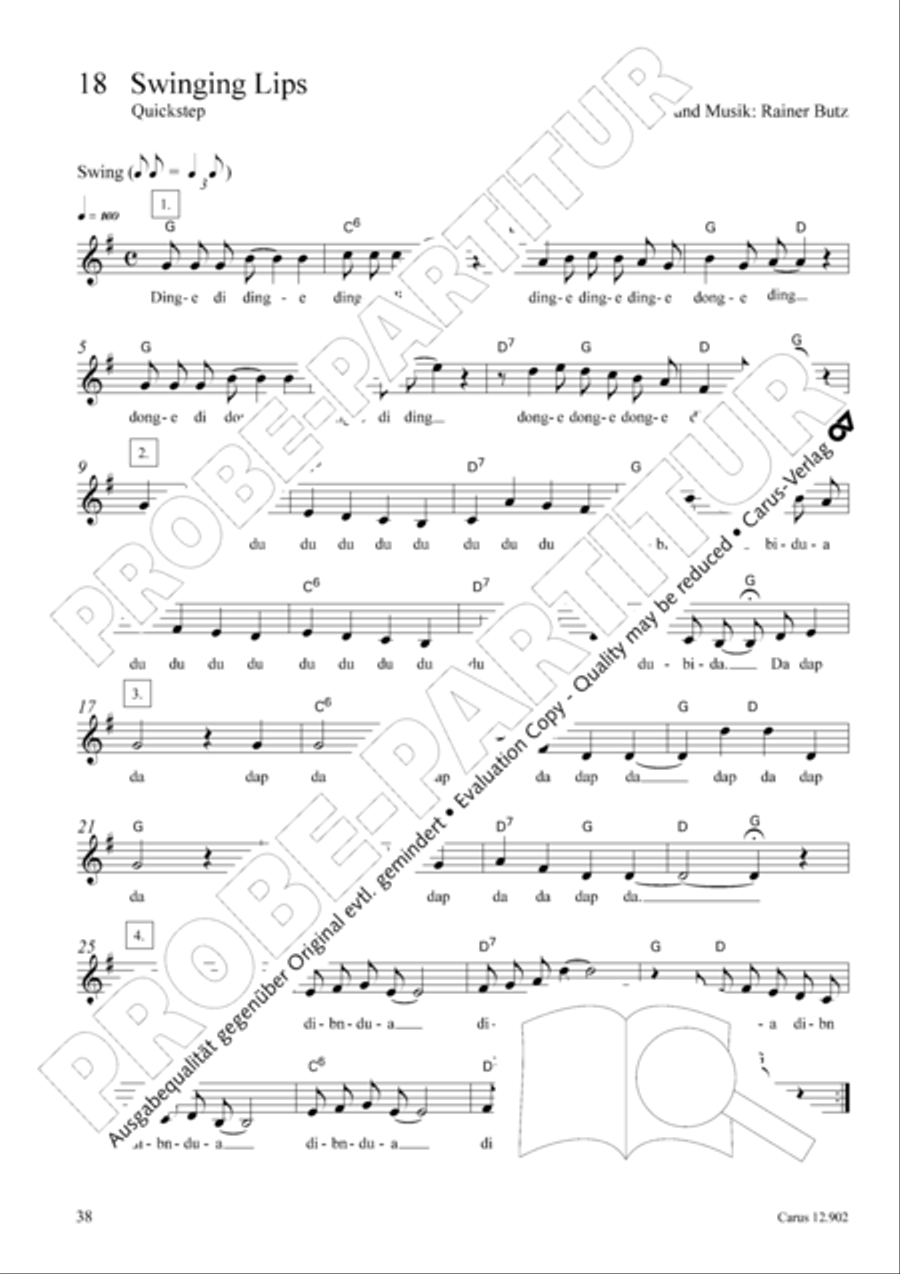 Gute-Laune-Kanons 4-Part scores gallery preview page 39
