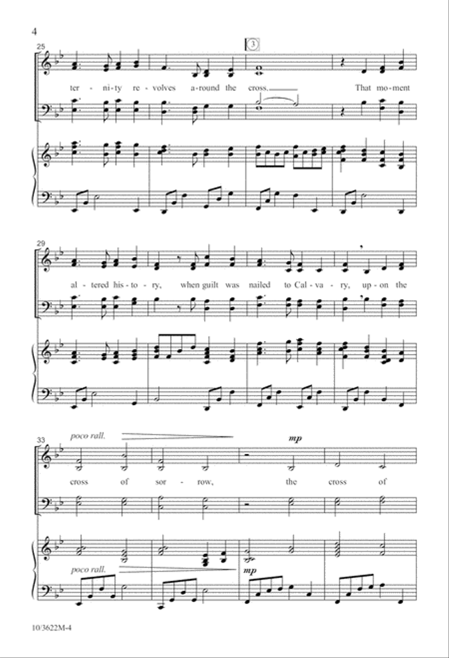 Cross of Sorrow, Cross of Love 4-Part scores gallery preview page 5