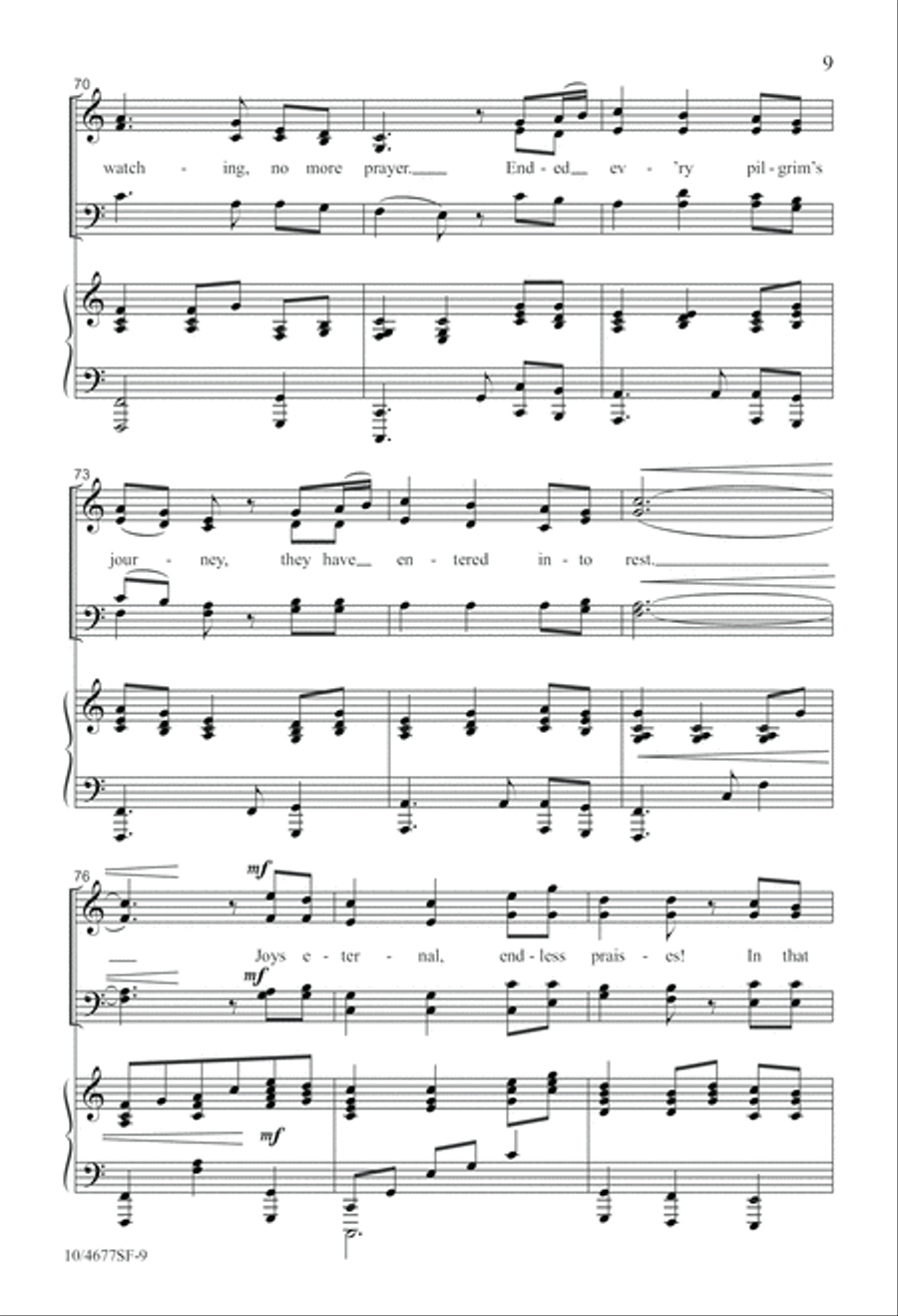 Heavenly Home 4-Part scores gallery preview page 9