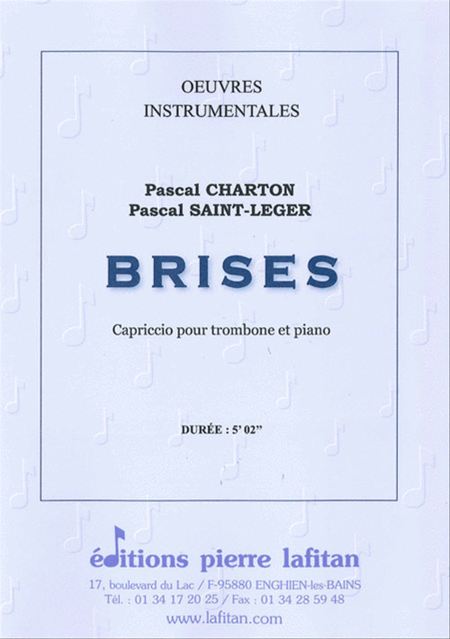 Brises Piano Accompaniment scores gallery preview page 1