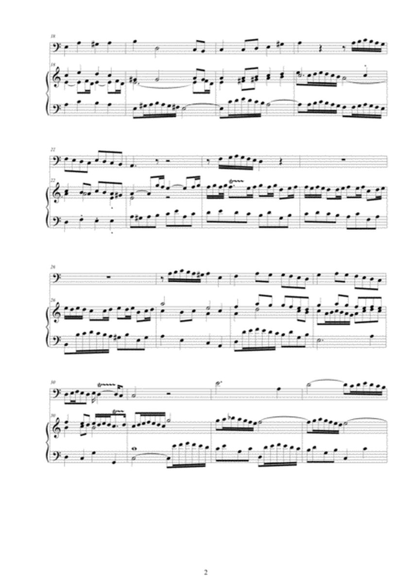 Bach . Aria (Gelobet sei der Herr, mein Gott, mein Heil ) BWV 128 No.2 for Bassoon and Harpsichord image number null