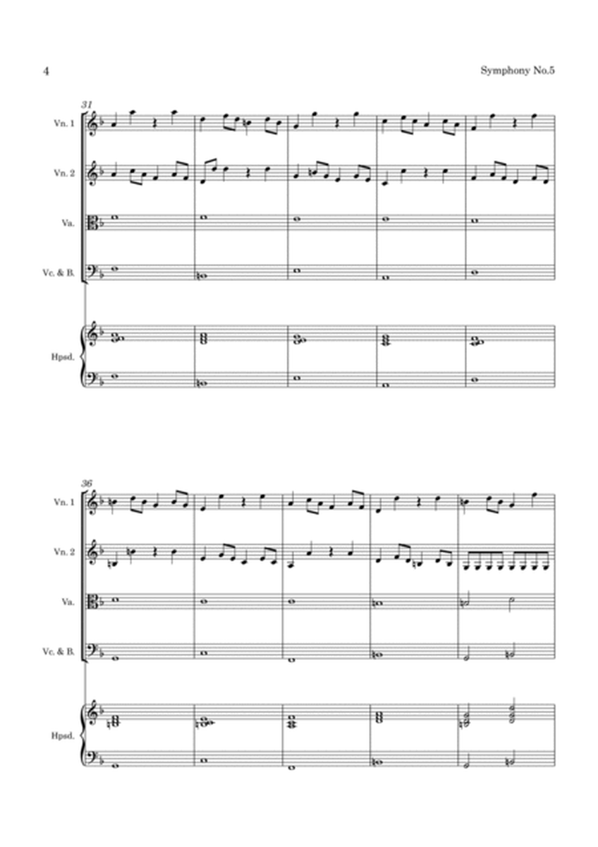Filtz Symphony in F major Op. 1 No. 5 for String Orchestra