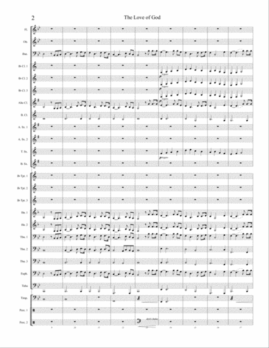 The Love of God Concert Band scores gallery preview page 4
