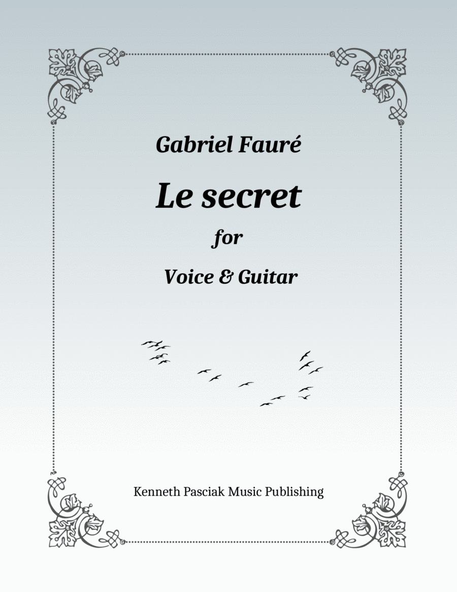 Le Secret (for Voice and Guitar) image number null