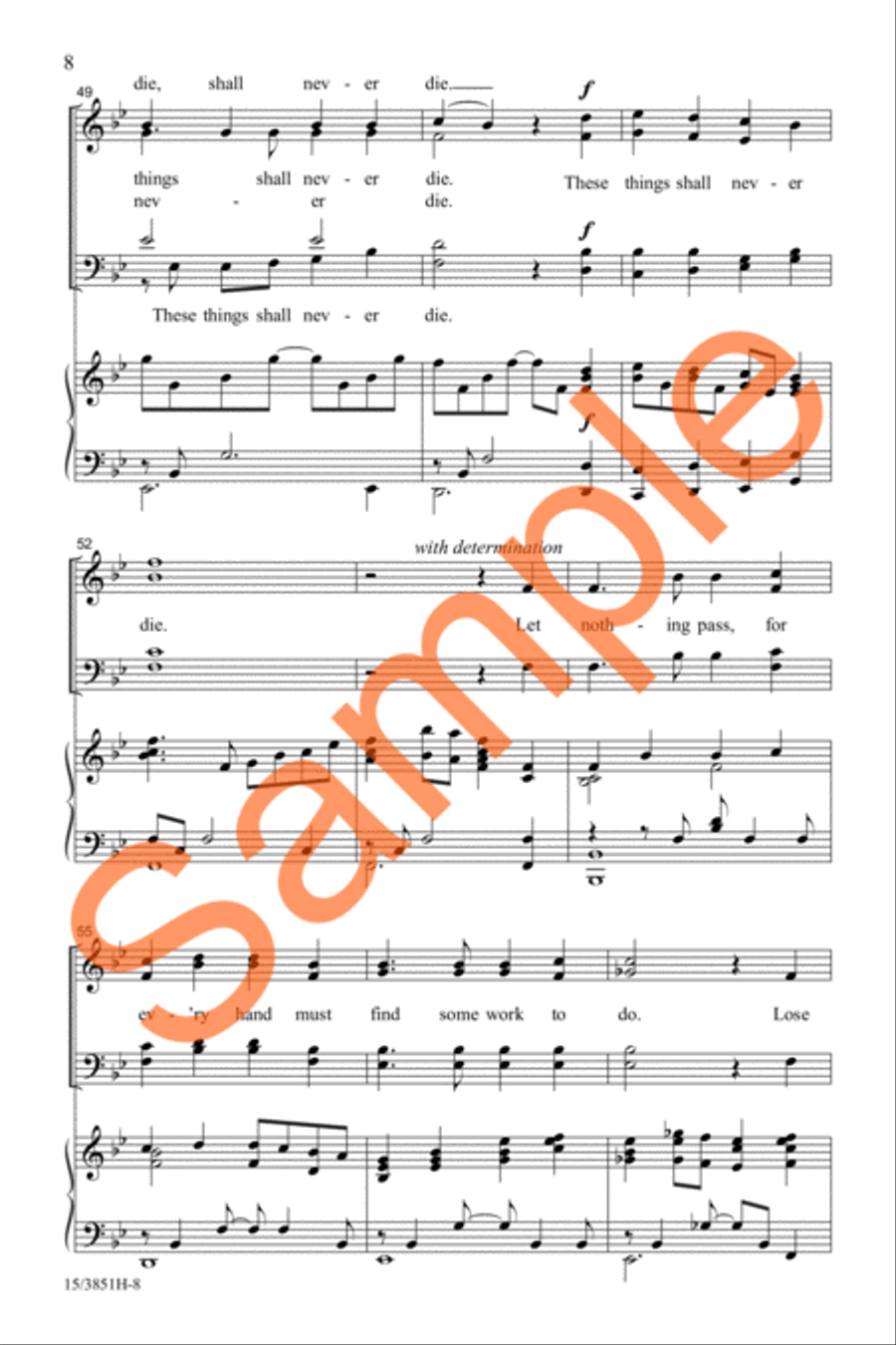 These Things Shall Never Die 4-Part scores gallery preview page 7