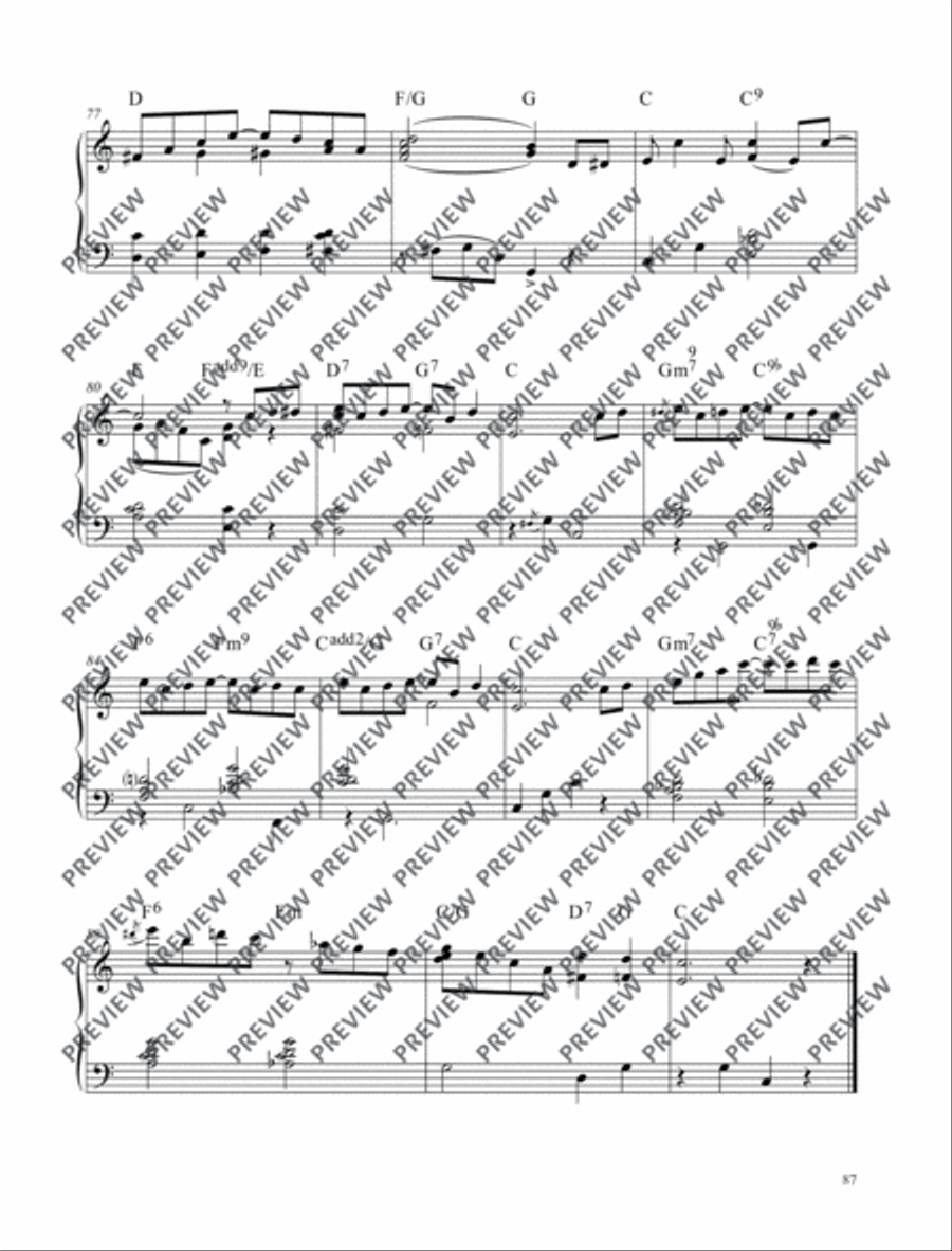 The Entertainer Piano Solo scores gallery preview page 7