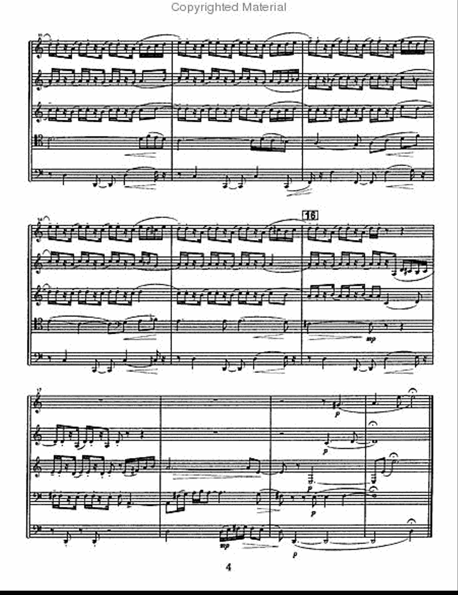 Foliations Brass Quintet scores gallery preview page 6