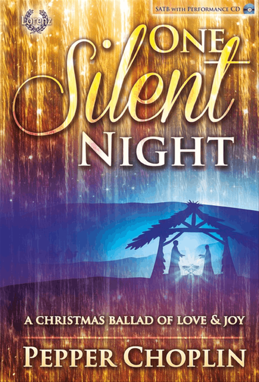 One Silent Night - SATB Score with Performance CD 4-Part scores gallery preview page 1