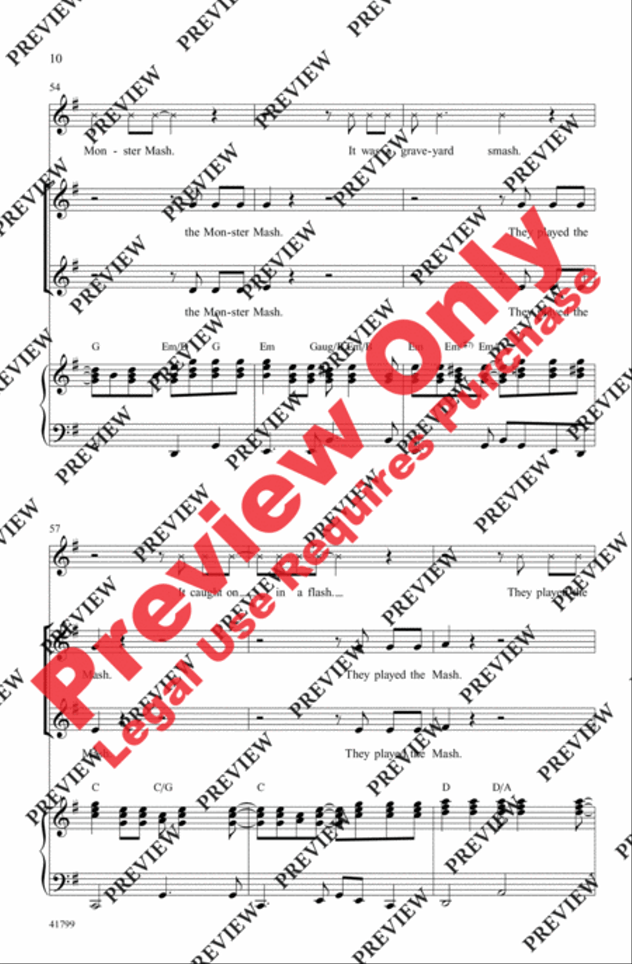 Monster Mash Monster Mash 2-Part scores gallery preview page 10