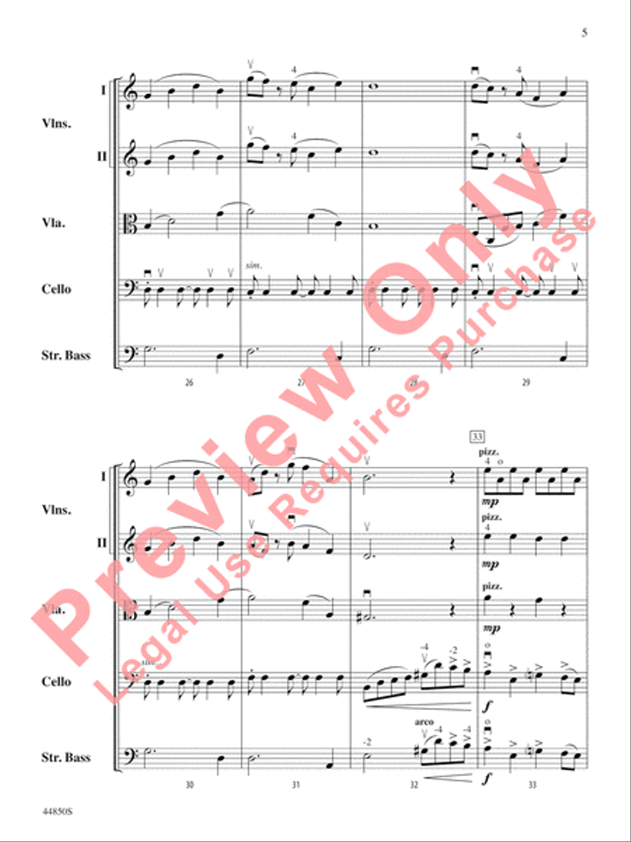 Lost Horizon String Orchestra scores gallery preview page 6