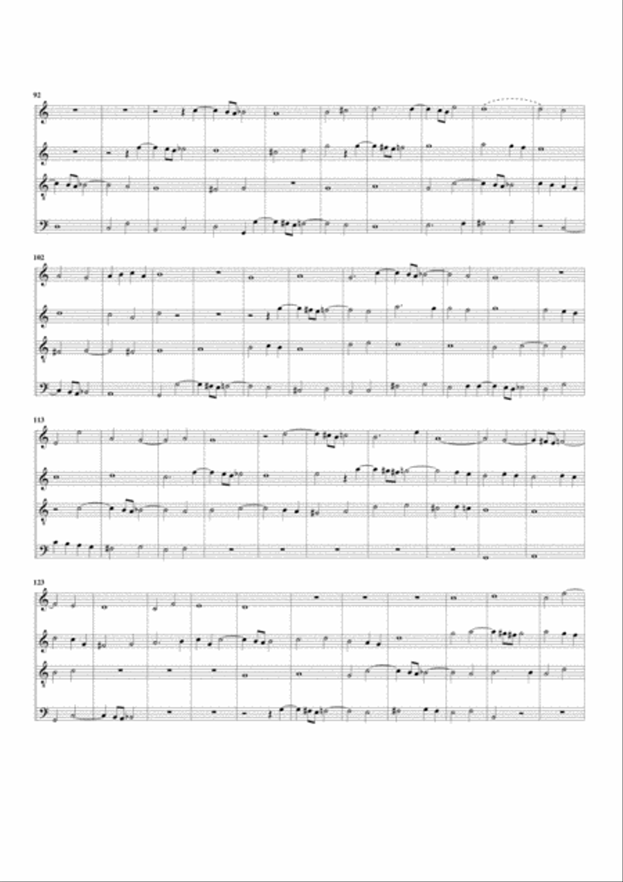 Ricercare no.13, FbWV 413 Recorder scores gallery preview page 4