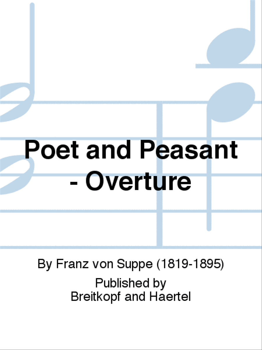 Poet and Peasant – Overture Score scores gallery preview page 1