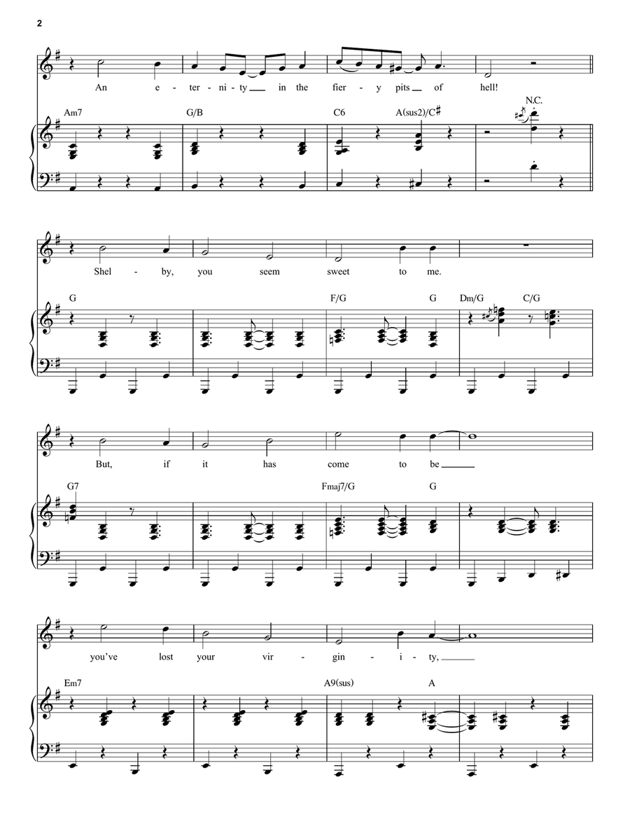 Love Thy Neighbor (from The Prom: A New Musical) Voice scores gallery preview page 2