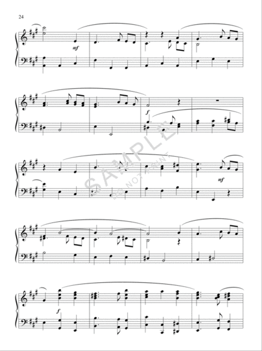 Keyboard Selections from The Messiah Piano Duet scores gallery preview page 3
