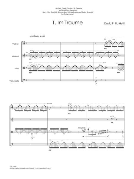 Ph(r)asen, String quartet no. 1