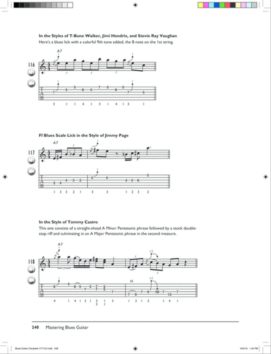 The Complete Blues Guitar Method Complete Edition Electric Guitar scores gallery preview page 26