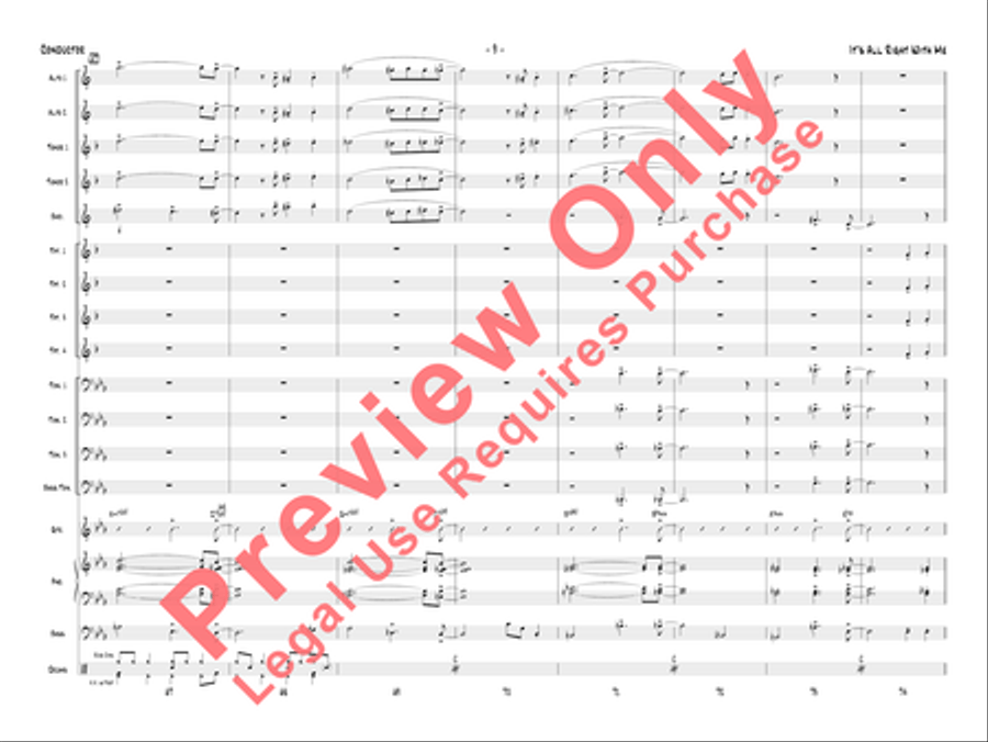 It's All Right with Me Jazz Ensemble scores gallery preview page 12