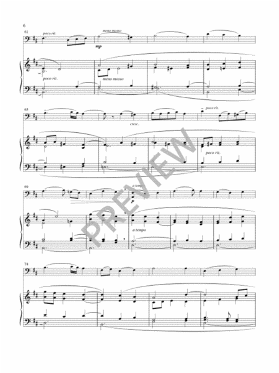 On This Day, O Beautiful Mother Cello scores gallery preview page 7