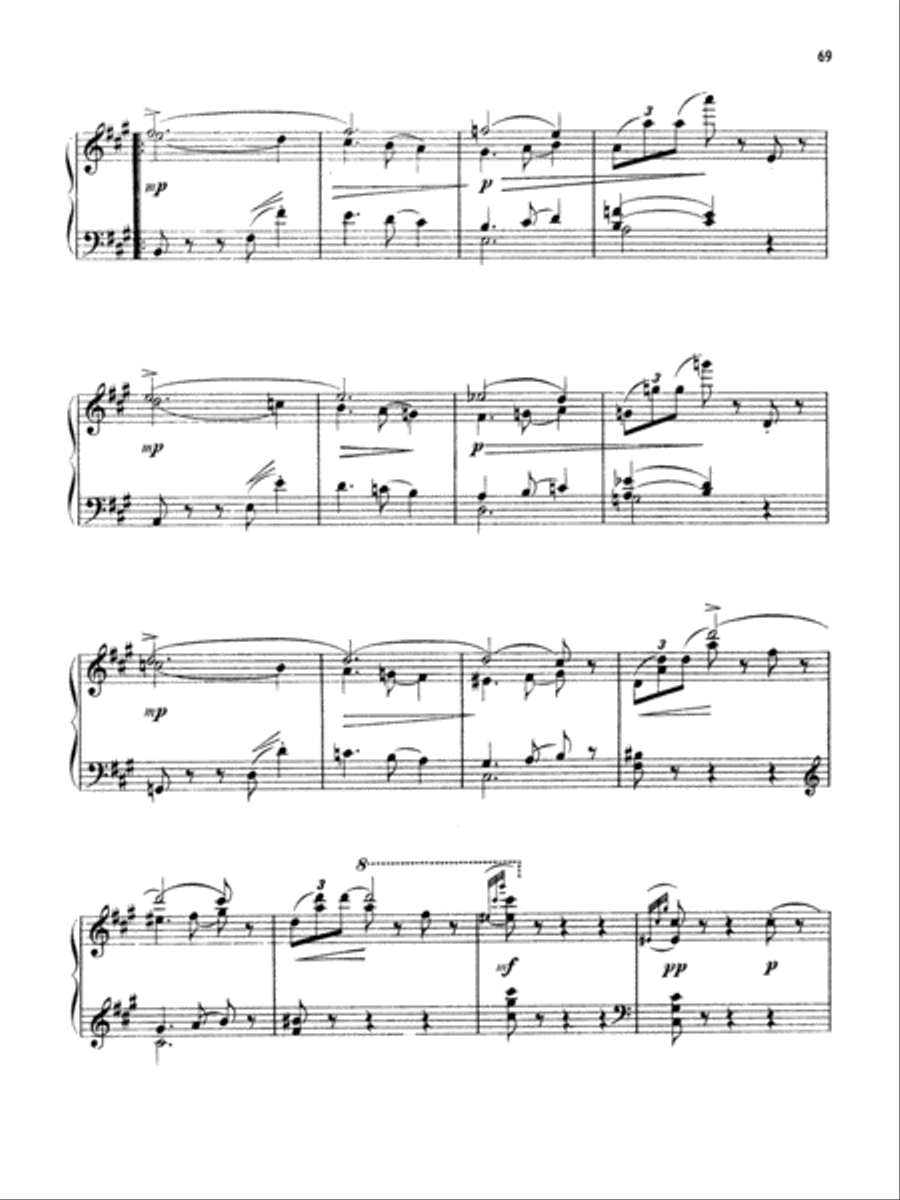 Arensky: Twenty-four Morceau Characteristiques, Op. 36 Piano Solo scores gallery preview page 2
