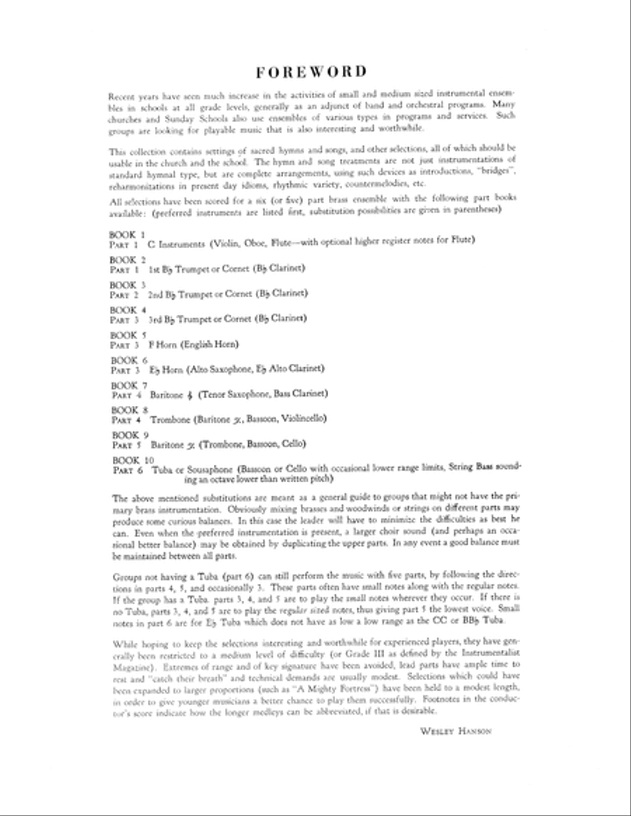 Ensemble Music for Church and School Part scores gallery preview page 2