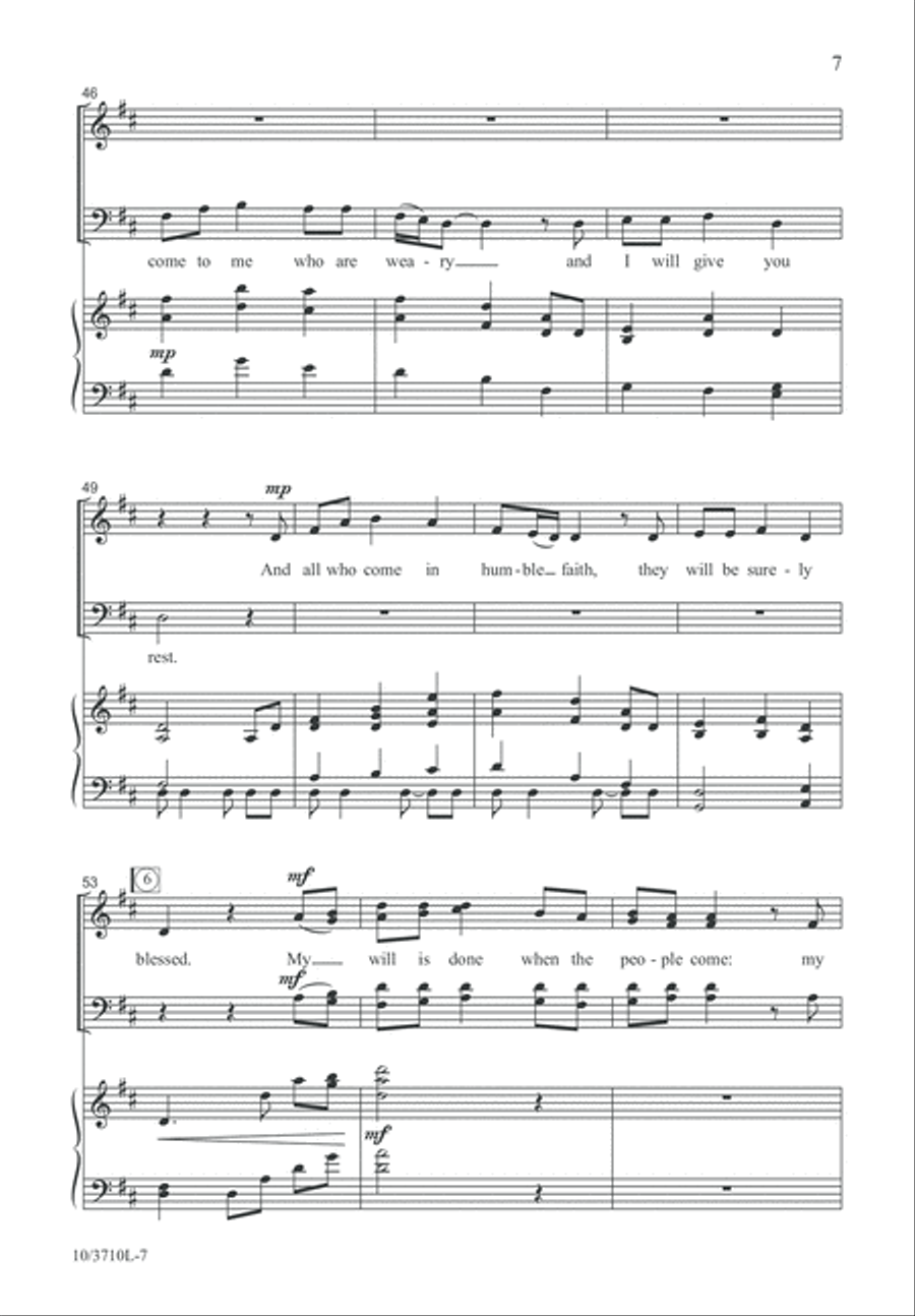 Bring Them In 4-Part scores gallery preview page 8