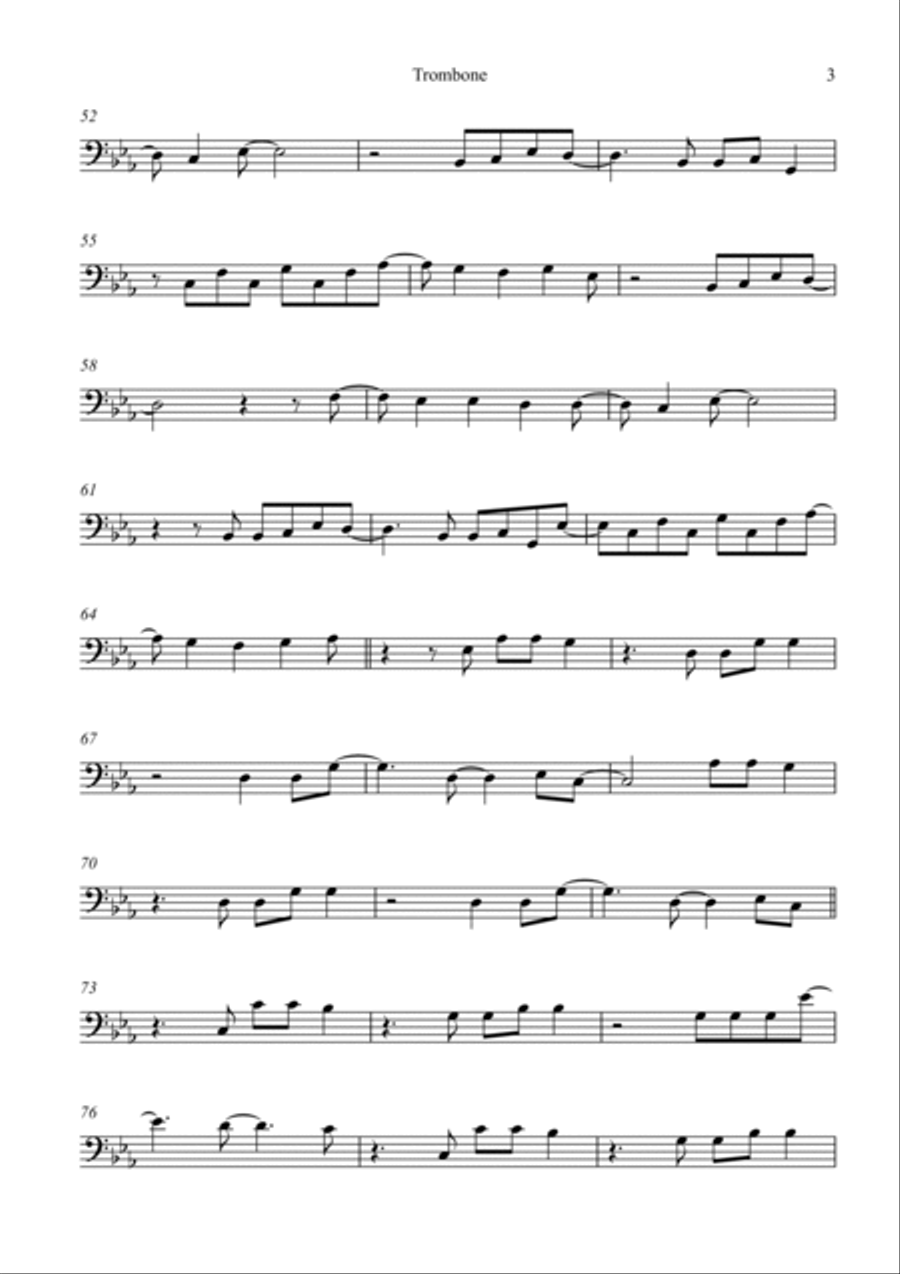 Titanium Trombone Solo scores gallery preview page 3
