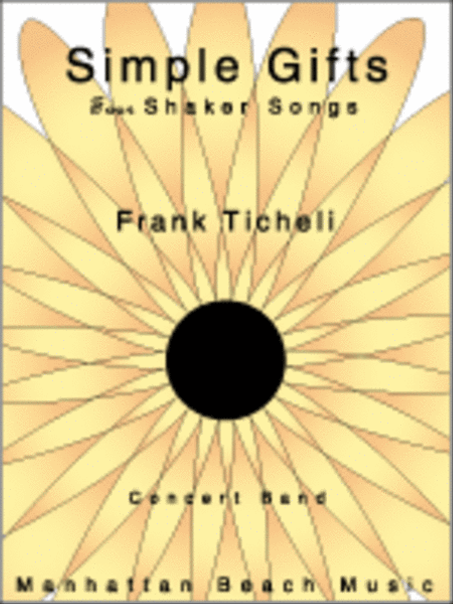 Simple Gifts: Four Shaker Songs Concert Band scores gallery preview page 1