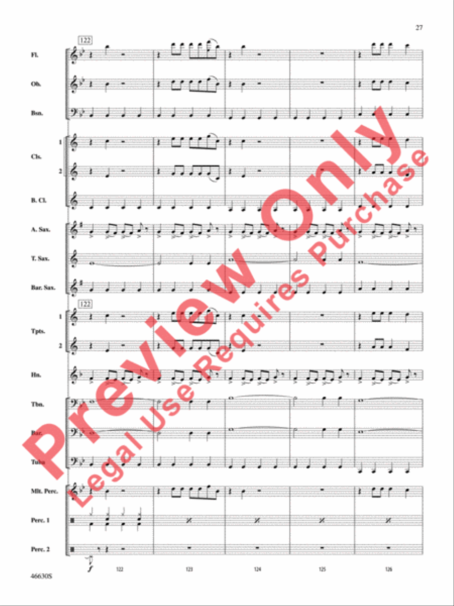 The LEGO Ninjago Movie: Selections from the Motion Picture Soundtrack Concert Band scores gallery preview page 28