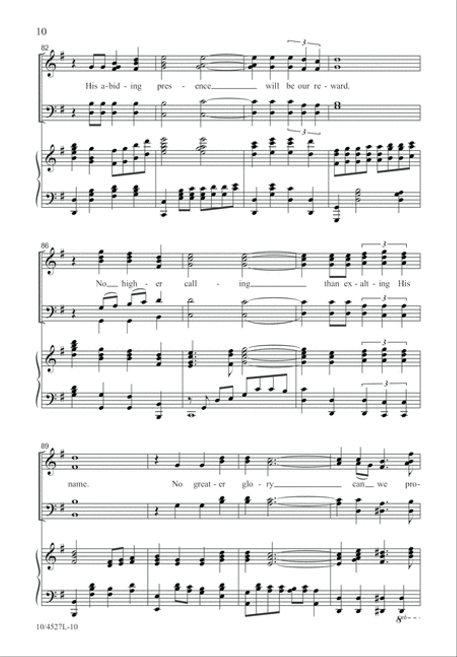 A Servant's Blessing A Servant's Blessing 4-Part scores gallery preview page 10