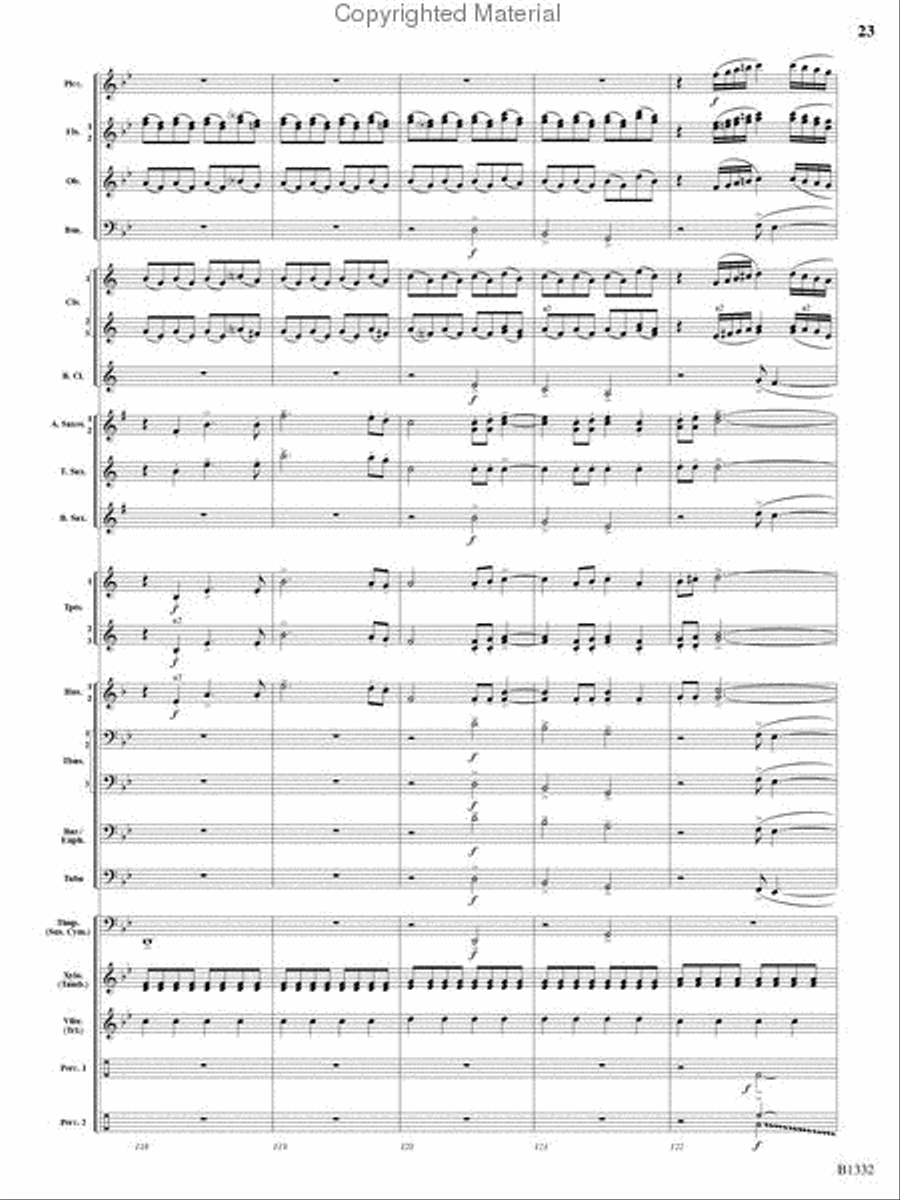 Thunderscape Concert Band scores gallery preview page 24