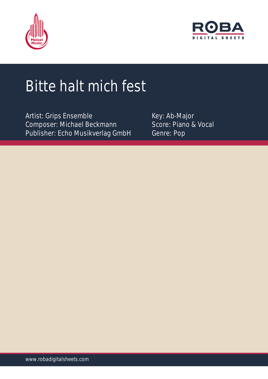 Bitte halt mich fest