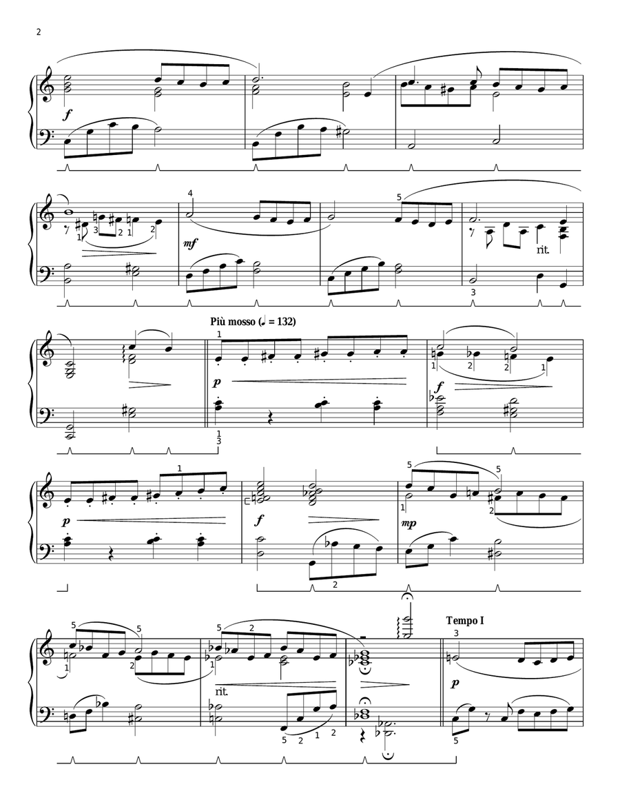 Dernier lamento (arr. Phillip Keveren) Piano Solo scores gallery preview page 2