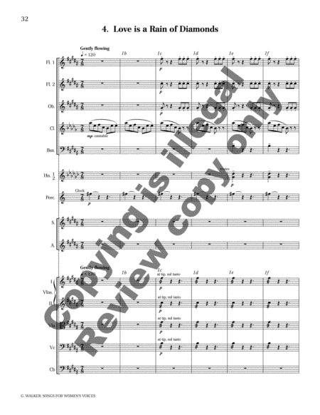 Songs for Women's Voices (Chamber Orchestra Score)