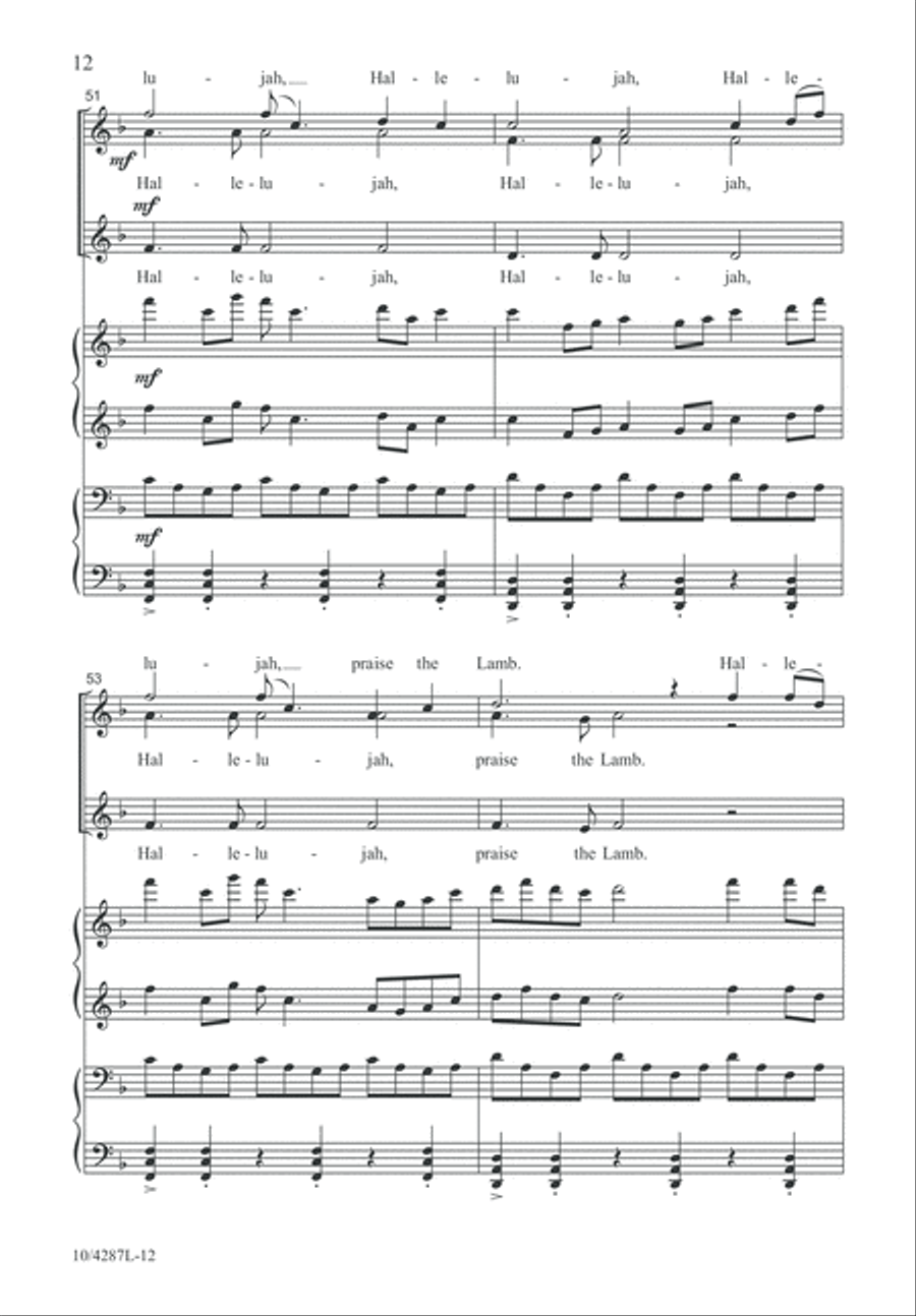 Hark, I Hear the Harps Eternal SSA scores gallery preview page 12