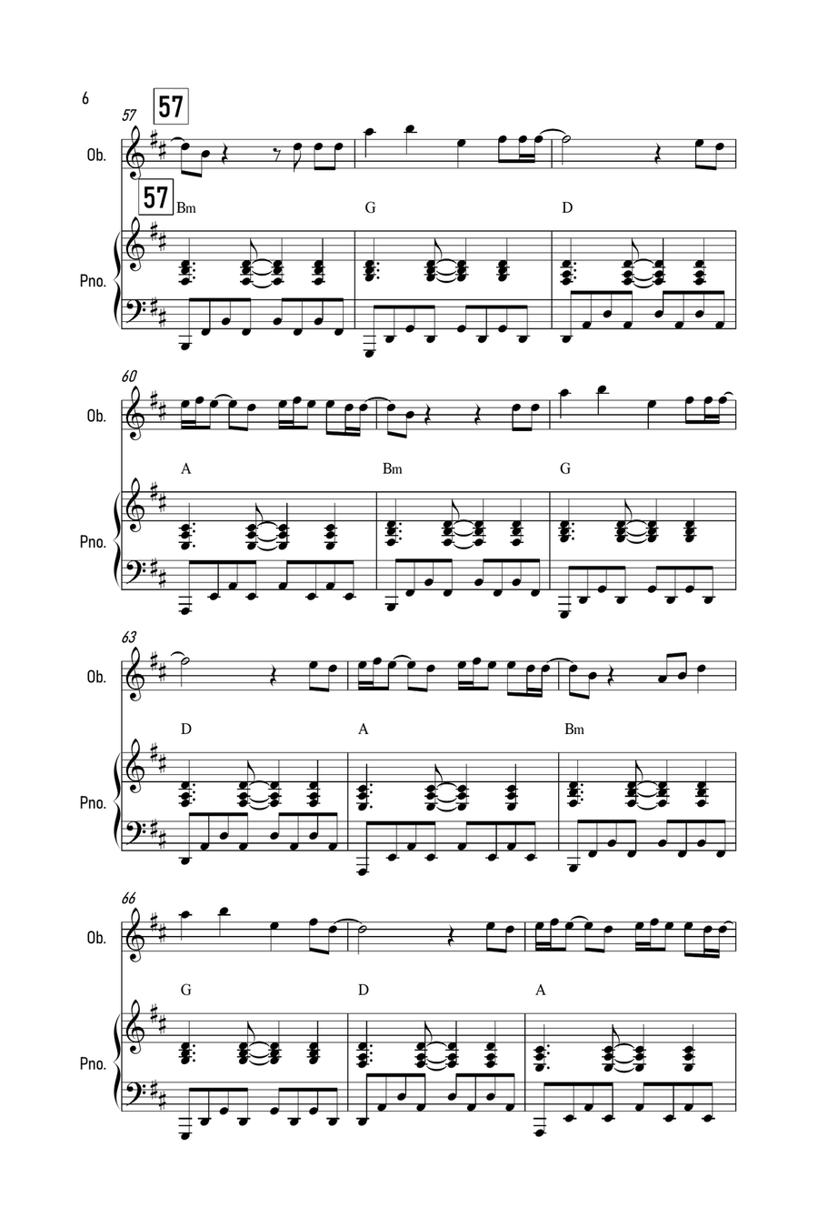 Purple Disco Machine Piano scores gallery preview page 6