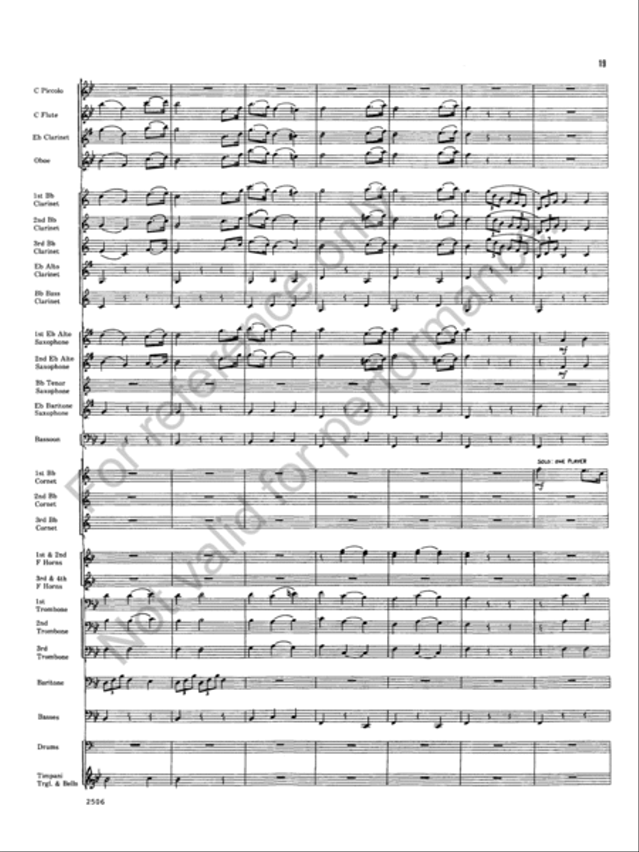 Armida Concert Band scores gallery preview page 19